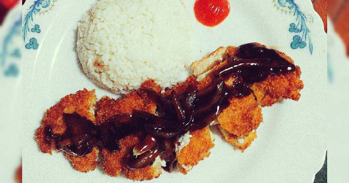 Resep Chicken katsu teriyaki ala Isna