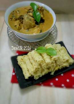 Roti Jala Kare Ayam