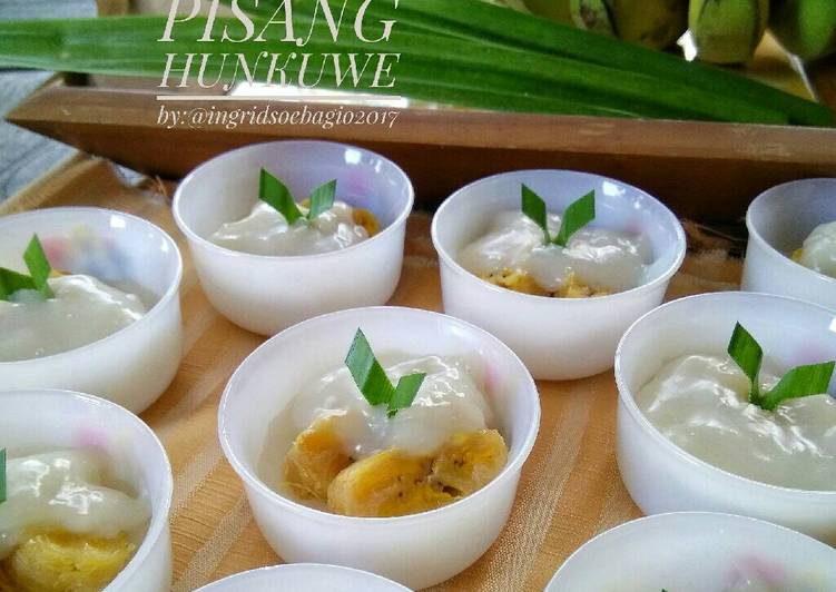 resep lengkap untuk Pisang hunkwe