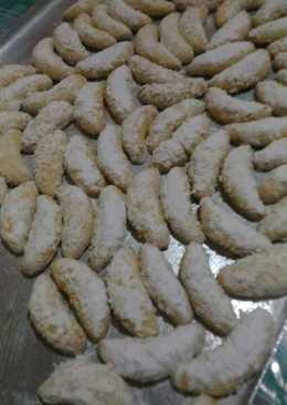 Kue Putri Salju almond sederhana