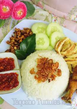 Nasi Uduk Simple (rice cooker)