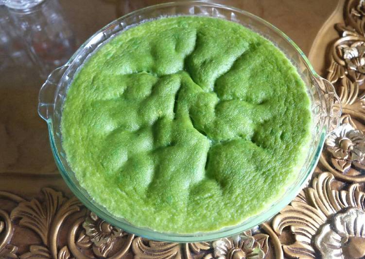 gambar untuk cara membuat Bingka Telur Pandan