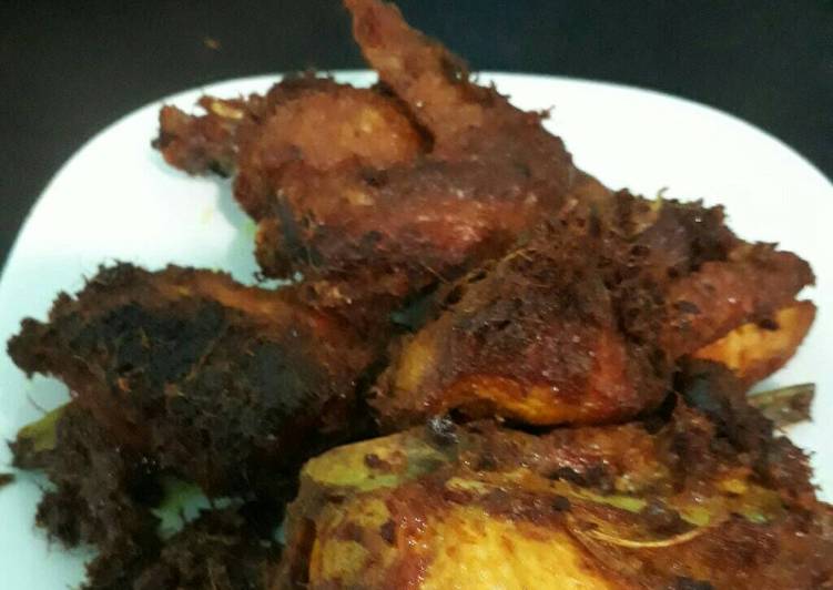 resep lengkap untuk Ayam goreng berempah paling sedap