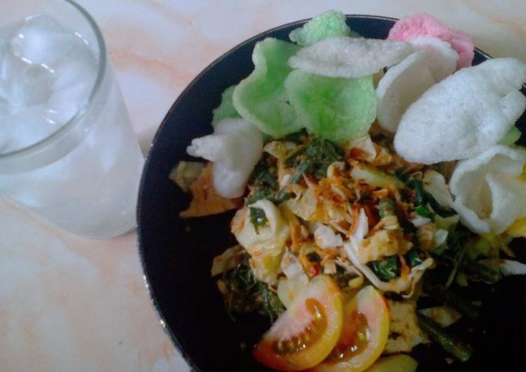 Resep Lotek / Vegetables Salad By Like Safaatun