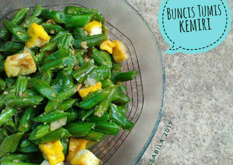 resep masakan Buncis tumis kemiri