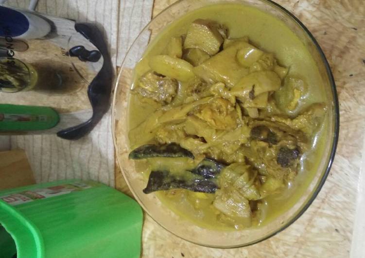 gambar untuk resep makanan Gule nangka vs tulang ayam