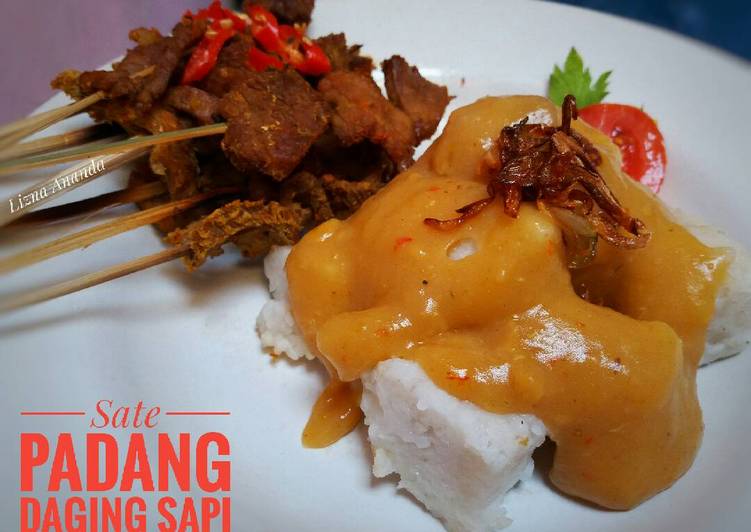 resep lengkap untuk Sate Padang dg Daging Sapi #kitaberbagi