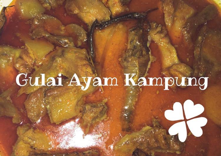 resep lengkap untuk Gulai Ayam Kampung