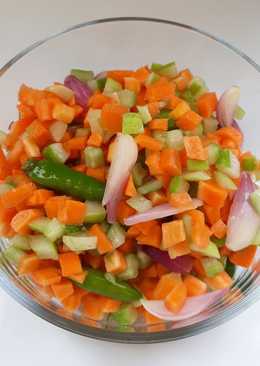 Acar Timun Wortel Mentah