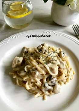 One Pot Cheese Chicken Alfredo