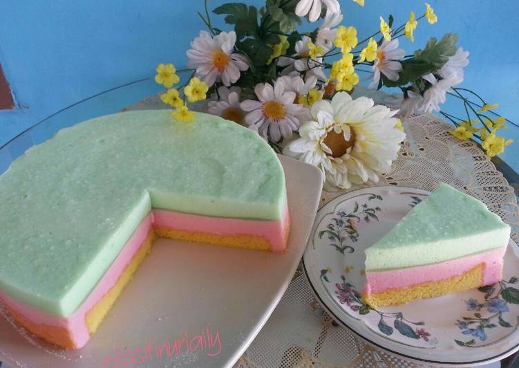 gambar untuk resep makanan Puding Busa Lapis Cake