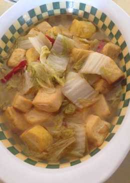 Tumis Tahu sawi putih