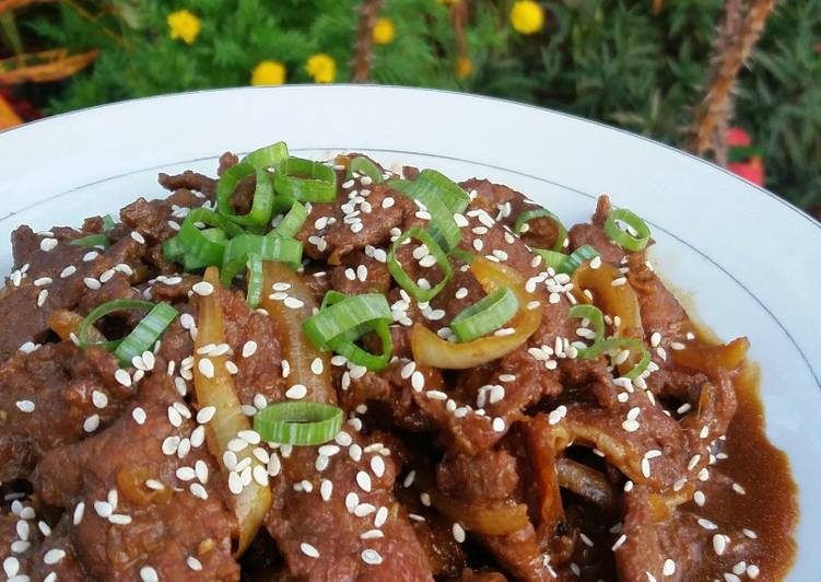 gambar untuk resep makanan Beef Bulgogi