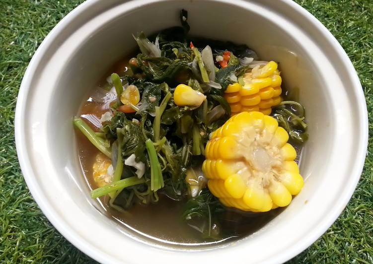 Resep Sayur Bayam Jagung Manis oleh Adam s Mommy Cookpad