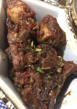 Ayam kecap pedas