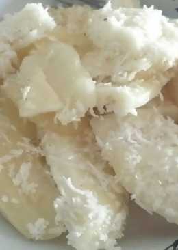 Singkong Kukus Kelapa