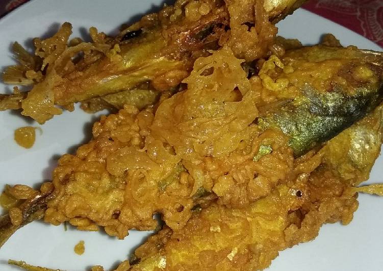 resep lengkap untuk Ikan kembung crispy