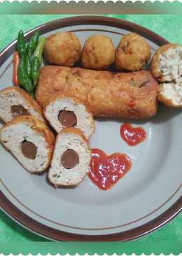 Tahu Roll sosis dan tahu bulat