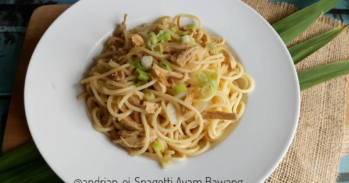 809 resep spageti ayam enak dan sederhana - Cookpad
