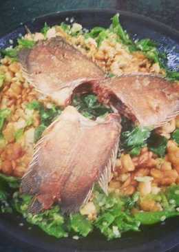 Sambel tempe kemangi cabai ijo