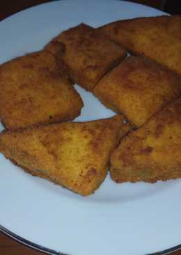 Roti goreng ragout ayam