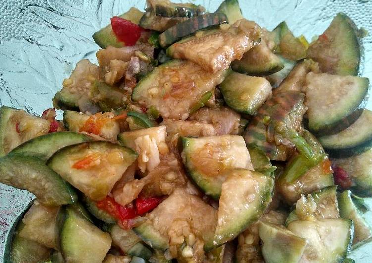 Resep Cobek Terong pedas - #kitakoki