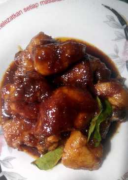 Ayam pedas saos kecap