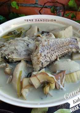 Gangan Keladi Iwak Haruan (Sayur Keladi Ikan Gabus) #Dandelion