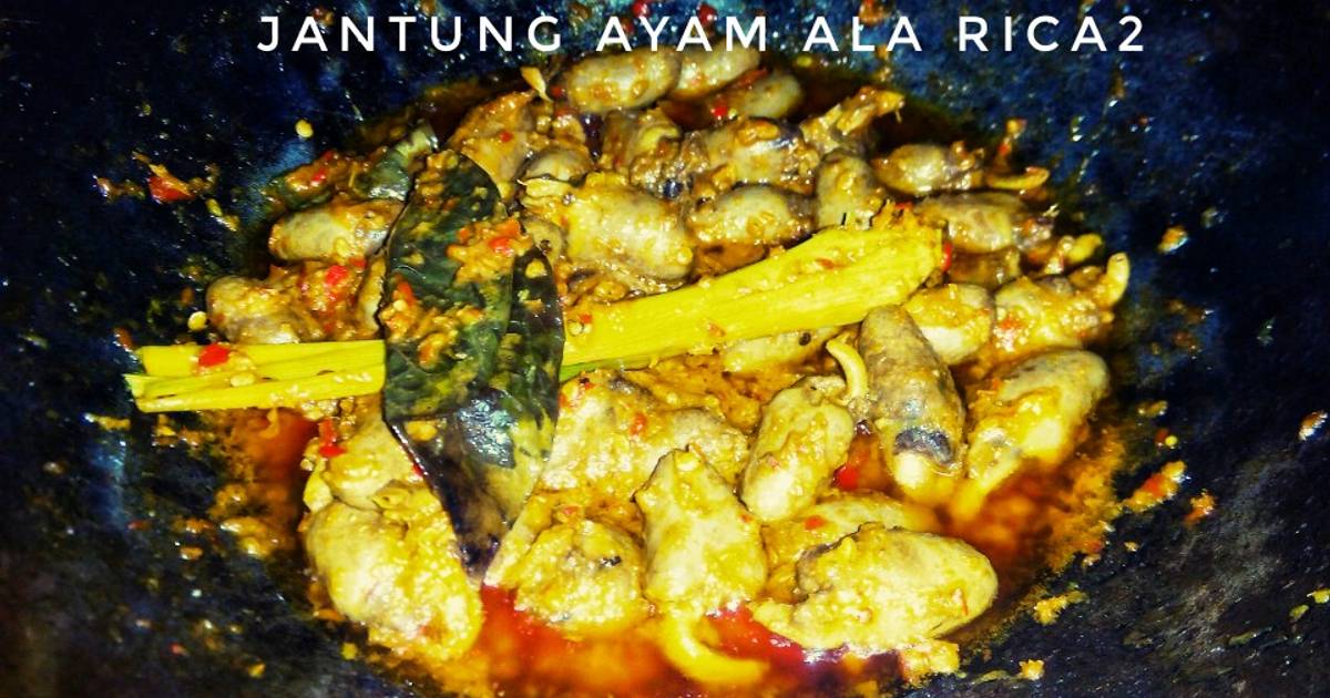 6 resep rica-rica jantung ayam enak dan sederhana - Cookpad