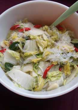 Tumis sawi putih praktis