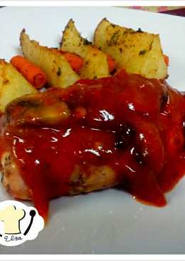 Chicken Steak with Mushroom Sauce *oven*