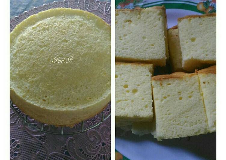 resep masakan Souffle cheese cake irit telur