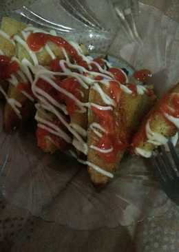 Sandwich egg sosis roti tawar yummii