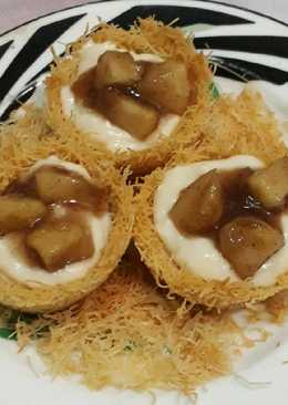 Apple pie kataifi