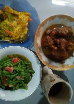 Menu harian 1 : ayam kecap