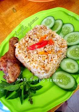 Nasi tutug tempe pedas #PR_bukanNasiBiasa