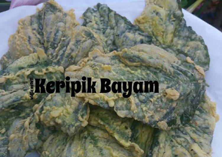 Resep Keripik Bayam Awet Kriuk (#Pr_Cemilankriuk) oleh ...