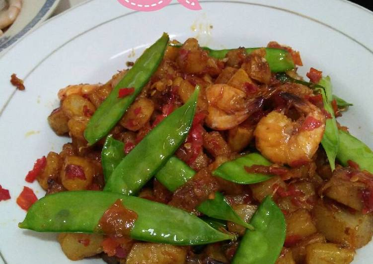 resep Sambal goreng kentang kapri udang