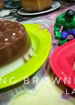 Puding brownies