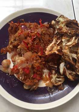 Ayam geprek sambal bawang