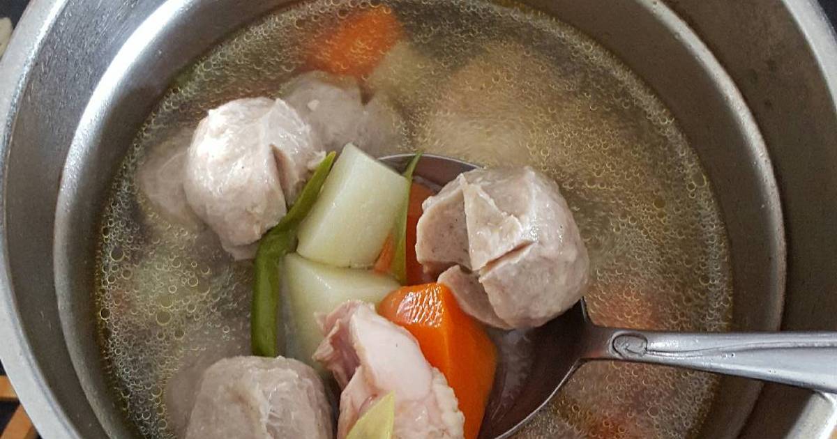 6 resep sup ayam bakso rumahan yang enak dan sederhana 