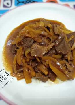 Tumis Daging Lobak Ala Korea