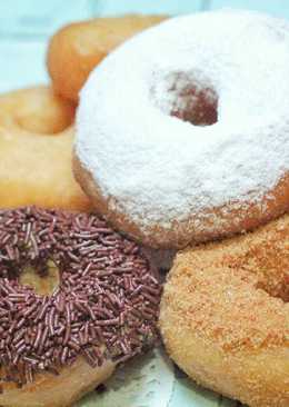 Donat kampung empuk + aneka topping