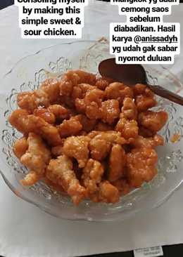 Ayam asam manis sederhana