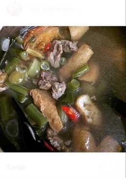 Sayur asem2 daging