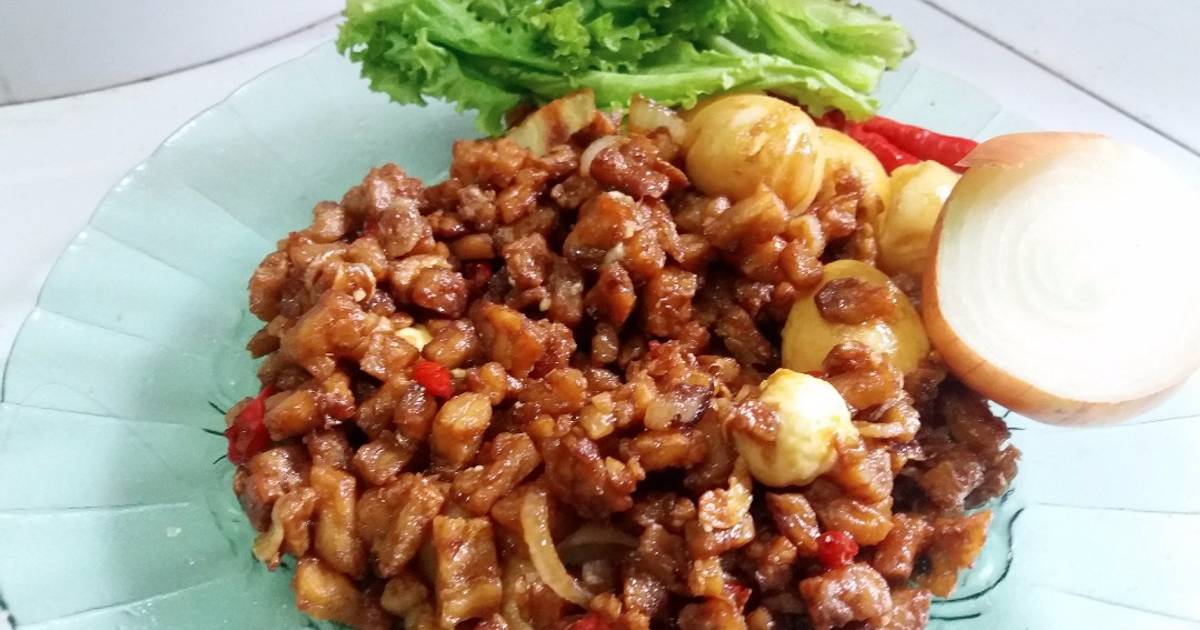  Resep  Balado tempe  telur  puyuh tempe  orek  telur  puyuh 