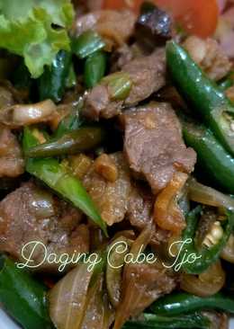 Daging Tumis Cabe Ijo #BikinRamadhanBerkesan