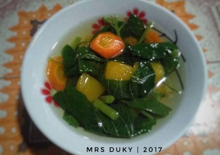 Resep Sayur Bening Bayam Kunci By Mrs Duki