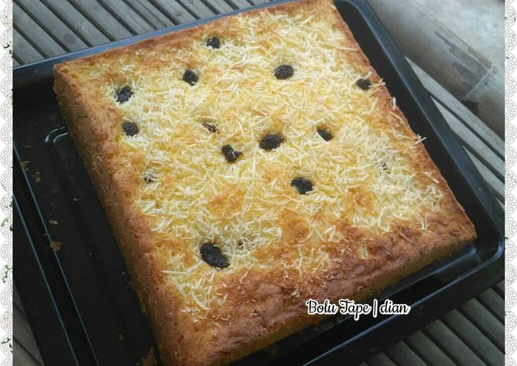 resep Cake Tape keju / Bolu Tape (Law's kitchen)