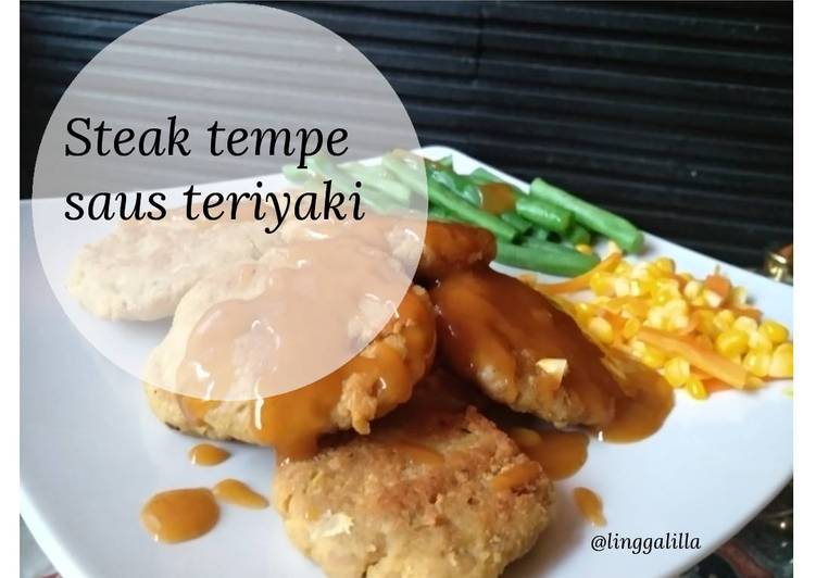 resep masakan Steak tempe saus teriyaki (lla)